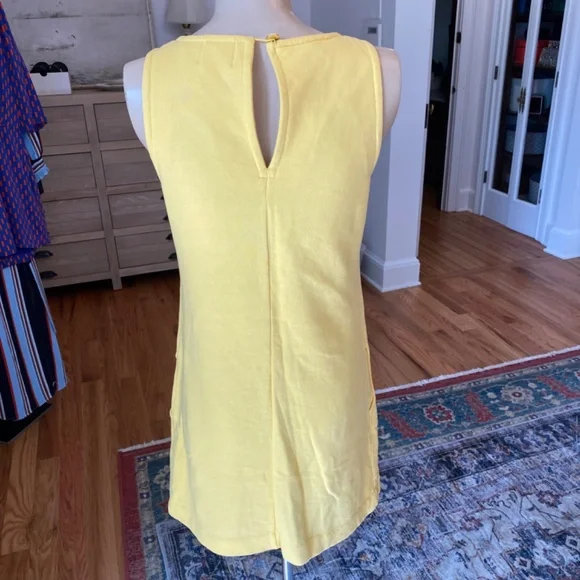 Juicy Couture Yellow Sleeveless Polka Dot Dress - Size S - Picture 8 of 10